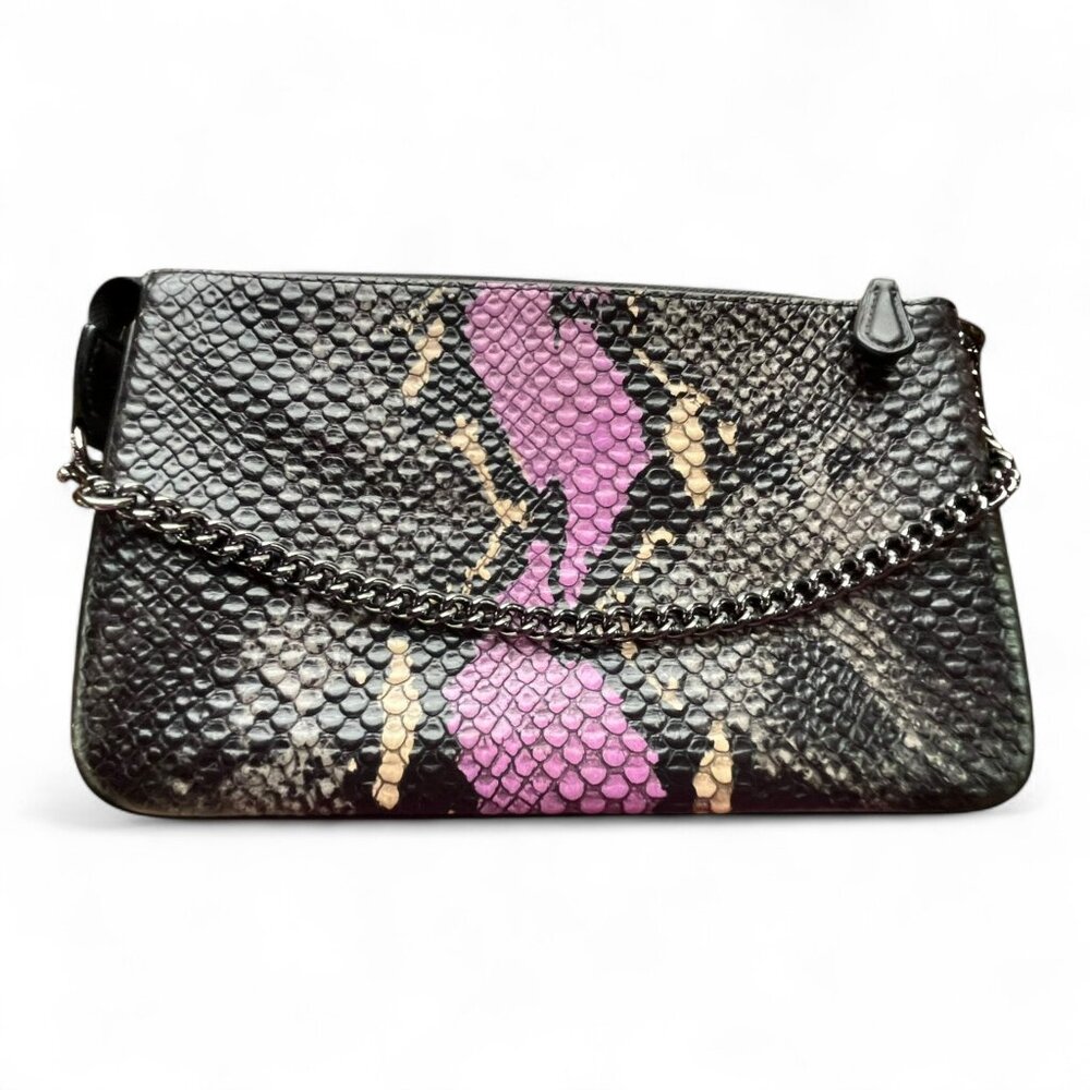 Coach Python Embossed Leather Bag - image 1